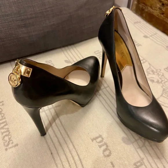 Heel Pumps Michael Kors Hamilton Open Toe Flex Michael Kors